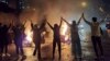 Iranian demonstrate in the western city of Sanandaj.