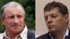 Ukrainian journalists Mykola Semena (left) and Roman Sushchenko (file phioto)