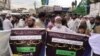 د کراچۍ د تاڼو مخې ته د غلاګانو پرضد احتجاجونه شوي 