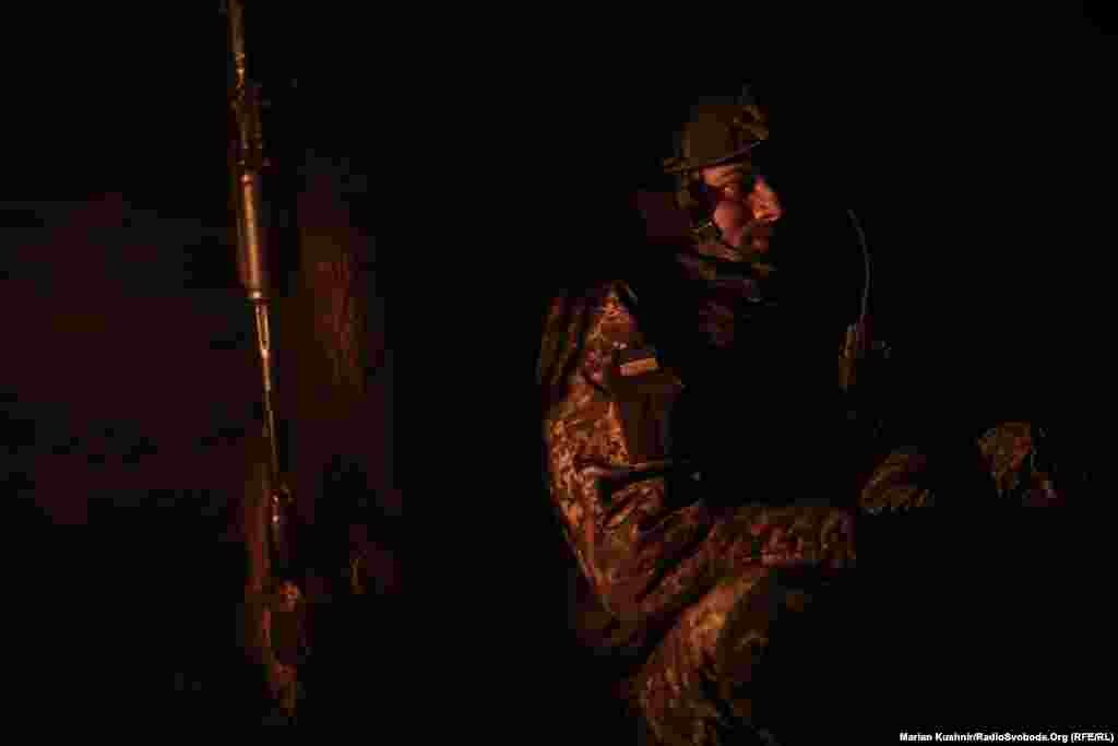 The soldiers live much like their counterparts who fought and died in the trenches of World War I.&nbsp; &nbsp;