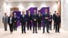 Summit of leaders of the Western Balkans and the European Union pose for a photo on May 16 in Kotor, Montenegro.