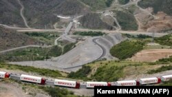 A convoy of Armenian trucks carrying humanitarian aid for Karabakh has been blocked at the checkpoint for days.