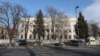 The Russian Embassy building in Bucharest (file photo)