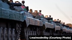 Танкі беларускай арміі. Ілюстрацыйнае фота