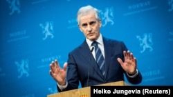 Norwegian Prime Minister Jonas Gahr Stoere (file photo)