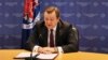 Belarus's new foreign minister, Syarhey Aleynik (file photo)