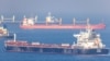 The cargo ship Despina V, carrying Ukrainian grain, is seen in the Black Sea off Kilyos near Istanbul on November 2, 2022. 