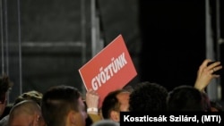 Választás 2022 - A Fidesz-KDNP eredményváró rendezvénye. Képünk illusztráció. 