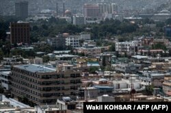 This photograph taken on August 2 shows the Shirpur neighborhood of Kabul, where Zawahri was living when he was killed in a drone strike.
