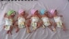 The babies -- all male -- are in stable condition but are underweight.