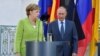 Канцлер Німеччини Ангела Меркель і президент Росії Володимир Путін. Німеччина, 18 серпня 2018 року