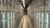 Centrifuge machines line the hall at Iran's Natanz Uranium Enrichment Facility in April 2021. 
