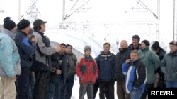Lapovo - nedavna blokada železničkog puta Beograd - Niš, foto: Branko Vučković 