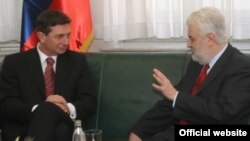 Borut Pahor i Mirko Cvetković u Beogradu, 6. marta 2009