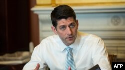 Paul Ryan la o conferință de presă la Washington