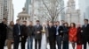 Wedding of kyrgyz couples in Chicago