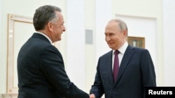 Встреча Путина и Уиткоффа в Кремле