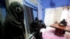 Египет телестанциясындагы аялдар студиясындагы бир көрүнүш. Каир.