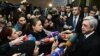 Президент Армении Серж Саргсян в медицинском центре Святого Григория Просветителя, Ереван, 1 февраля 2013 г. 