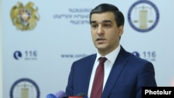 Armenia - The state human rights ombudsman, Arman Tatoyan, gives a press conference in Yerevan, 18Jan2017.