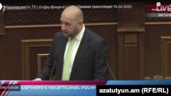 Կենտրոնական բանկի նախագահի պաշտոնում առաջադրված թեկնածու Մարտին Գալստյանը, 16-ը ապրիլի, 2020թ.