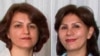 Fariba Kamalabadi (left) and Mahvash Sabet Shahriari, undated