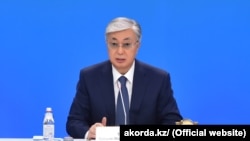 Kazakh President Qasym-Zhomart Toqaev