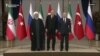 Putin și Rohani discută despre Siria cu Erdogan la Ankara