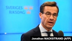 Swedish Prime Minister Ulf Kristersson (file photo)