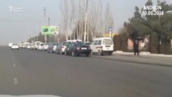 На газовых заправках Ферганской долины снова возникли километровые очереди