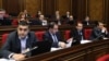Фракции «Дашнакцутюн», «Наследие» и Армянский национальный конгресс в время заседания парламента (архивная фотография)