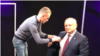 Președintele Moldovei în studioul Europei Libere de la Chișinău.
