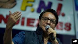 Кандидат в президенты Эквадора Фернандо Вильявисенсио