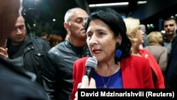 Salome Zurabișvili, Tbilisi, 28 octombrie 2018