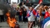 Nepally protestçiler