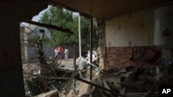Наслідки російських обстрілів у Нікополі, архівне фото