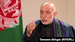  پخوانی افغان ولسمشر حامد کرزی (انځور له ارشيفه) 