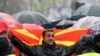 Вечерва прослава на плоштадот Македонија