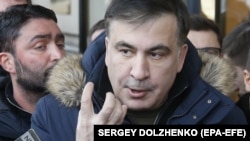 Mihail Saakașvili la Kiev cu cîteva zile în urmă