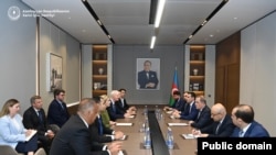 Ceyhun Bayramov ABŞ nümayəndə heyəti ilə görüşdə