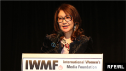 RFE/RL correspondent Saniya Toiken (file photo)