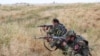 Afghan security forces fighting the Taliban in Kunduz. 