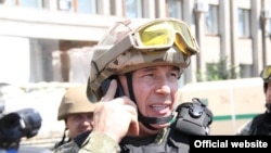 Ukrainian Defense Minister Valeriy Heletey in a July 5 photo