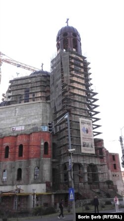Catedrala greco-catolică în construcție la Cluj
