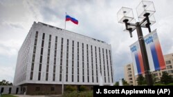 The Russian Embassy in Washington (file photo)