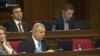 Armenia - Sergey Bagratian and other deputies from the Tsarukian bloc attend a parliament session in Yerevan, 20Dec2017