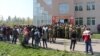 Кыргызстандагы шайлоолордун бири. Ош шаарындагы добушкана. Архивдик сүрөт.