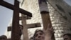 Procesiune la Ierusalim pe Via Dolorosa