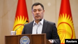 Kyrgyz lawmakers controversially appointed Sadyr Japarov as prime minister last week. 