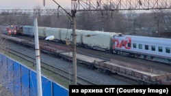 Военный эшелон под Курском